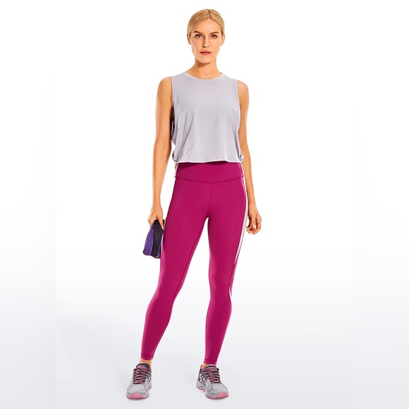 Pima Cotton Crop Tank Deep Armhole - Picture 2 of 6